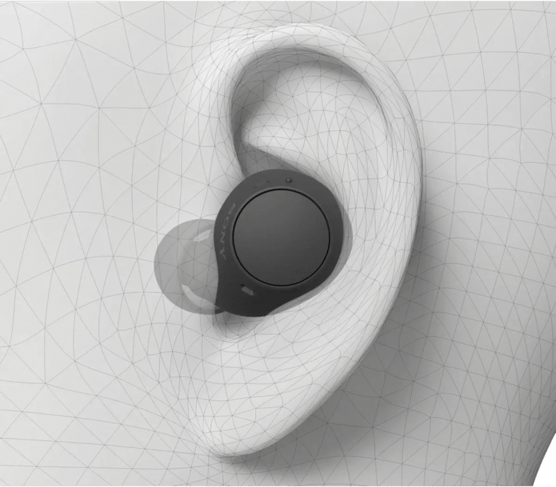 Sony Truly Wireless Earbuds Black Wf C510