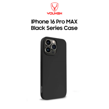 Black Silicon Case For Apple iPhone 16 Series | Youksh