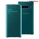 Clear View Standing Cover for Samsung Galaxy S10 price in Pakistan