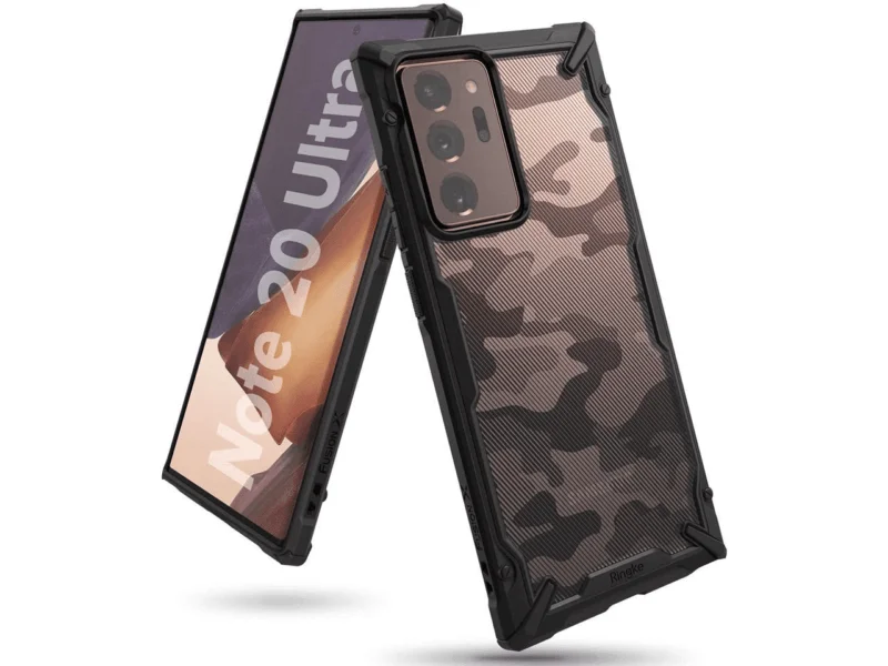 Ringke Fusion-X Case Designed for Galaxy Note 20 Ultra - Camo Black