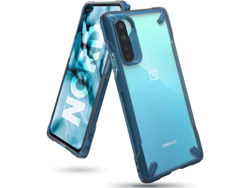 A1D0D200904BV19P Ringke Fusion-X Case Designed for OnePlus Nord - Space Blue