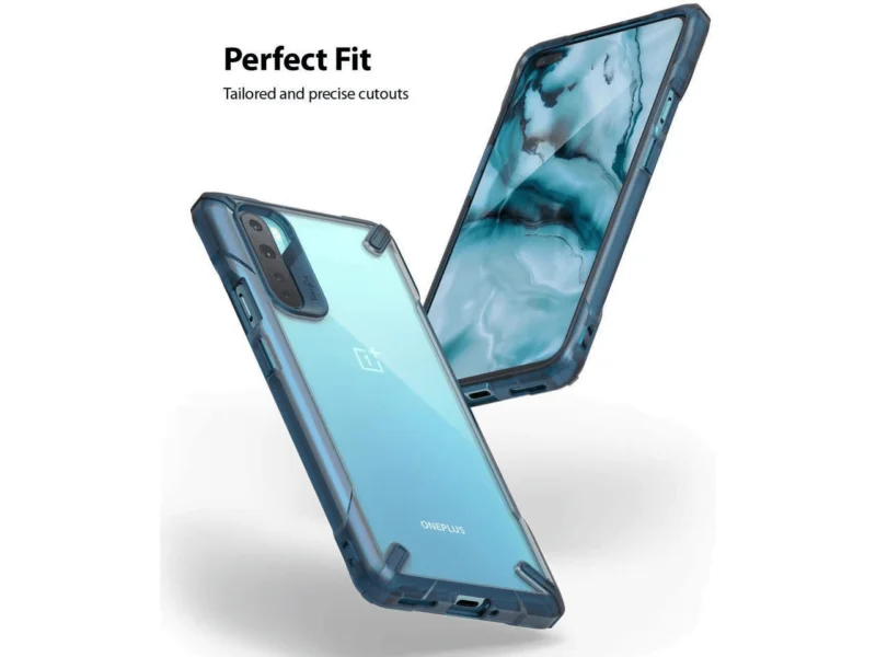 Ringke Fusion-X Case Designed for OnePlus Nord - Space Blue