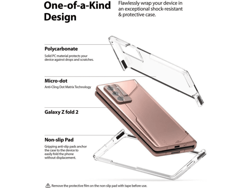Ringke Slim Case Designed for Galaxy Z Fold 2 - Clear