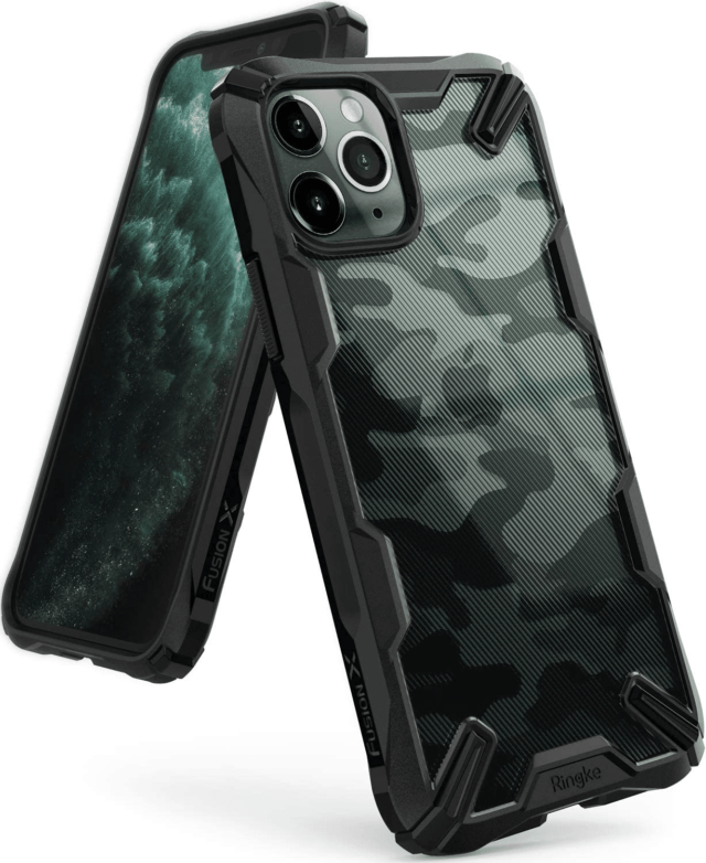 Ringke Fusion-X Case For iPhone 11 Pro Max - Camo Black Price in Pakistan | Fonepro.pk