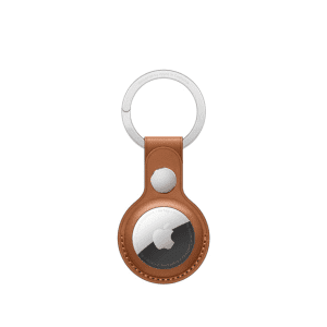 Apple Official AirTag Leather Key Ring