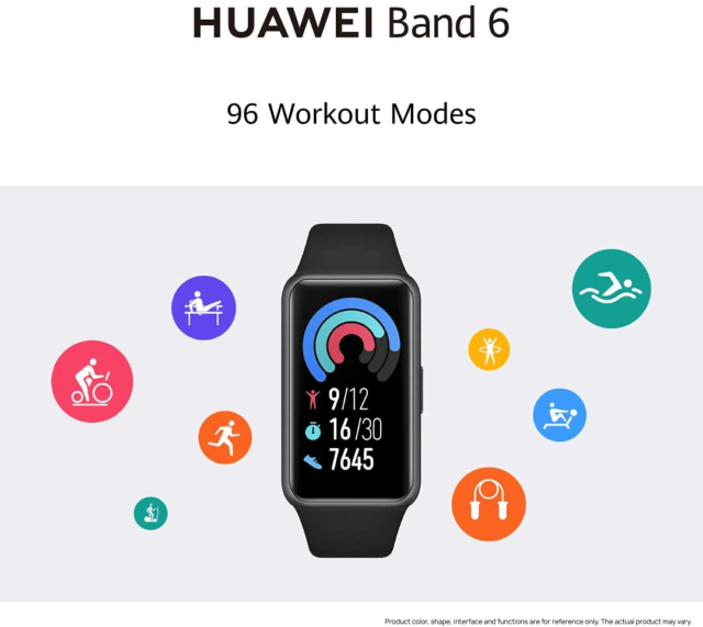 HUAWEI Band 6 Waterproof 1.47’’ AMOLED Color Screen Global Version