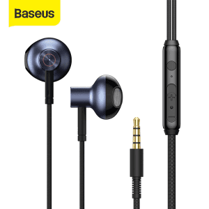 Baseus H19 Wired Earphones Bass Sound Headphone Headset 3.5mm In-ear