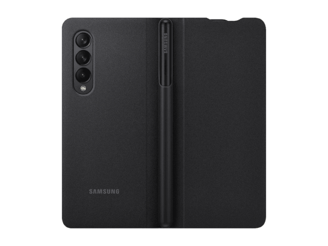 Samsung Galaxy Z Fold3 Flip Cover with S Pen Black - Image 3