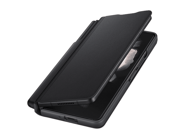 Samsung Galaxy Z Fold3 Flip Cover with S Pen Black - Image 4