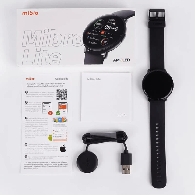 Xiaomi MiBro Lite SmartWatch 1.3 AMOLED Always-On Display - Image 5