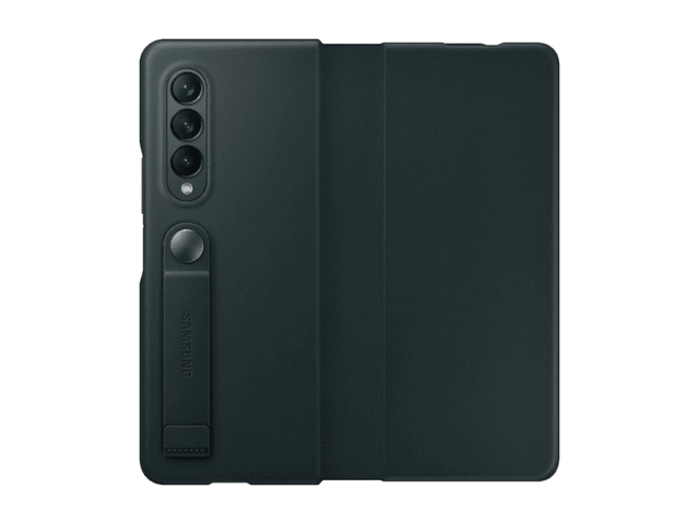 Galaxy Z Fold3 Leather Grip plus Stand Cover, - Image 7