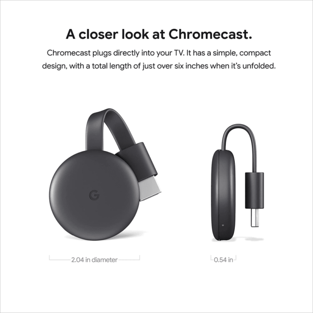 Google Chromecast - Streaming Device with HDMI Cable - Image 5