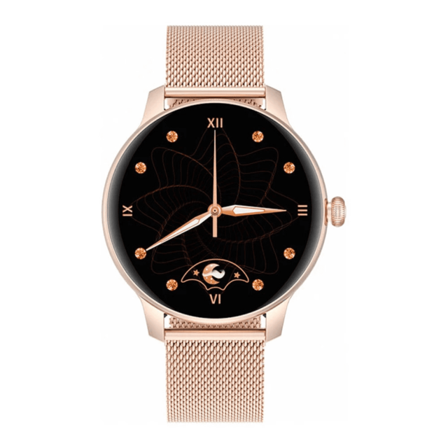 Kieslect L11 with Gold Metal Strap SmartWatch for Ladies - Image 2