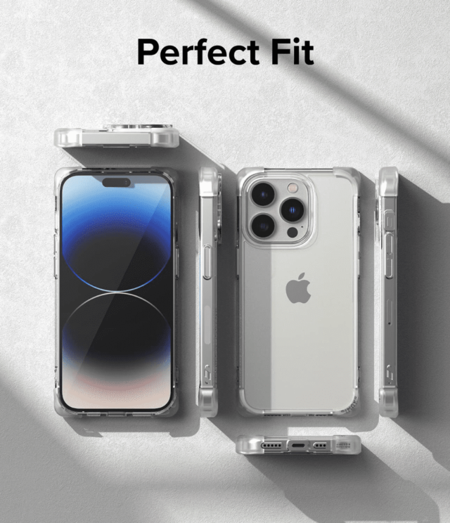 Ringke Fusion Bumper iPhone 14 Pro Max Case Transparent Shockproof Protective Cover - Clear Price in Pakistan | Fonepro.pk