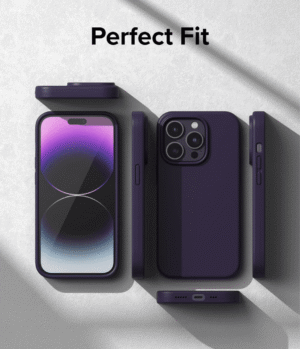 Ringke Silicone Case For iPhone 14 Pro Max Case - Deep Purple