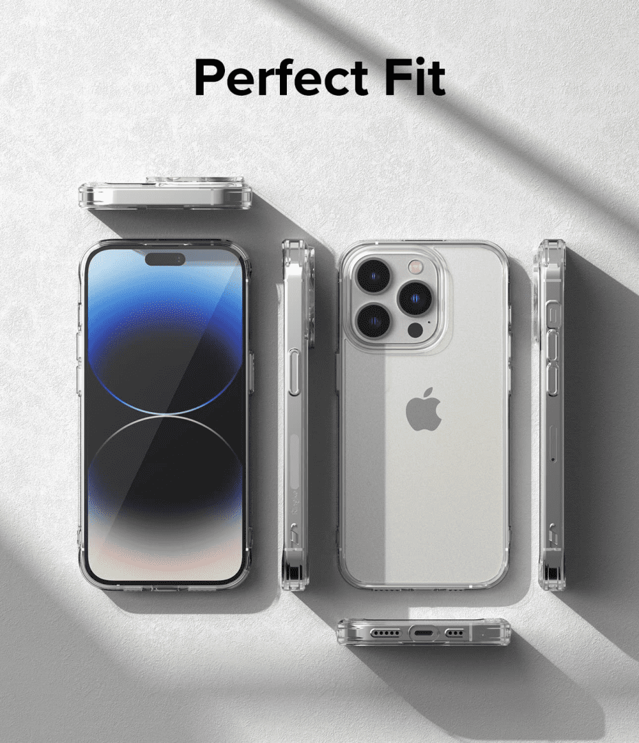 Ringke Fusion Anti-Fingerprint Case For iPhone 14 Pro Max _ Matte Clear