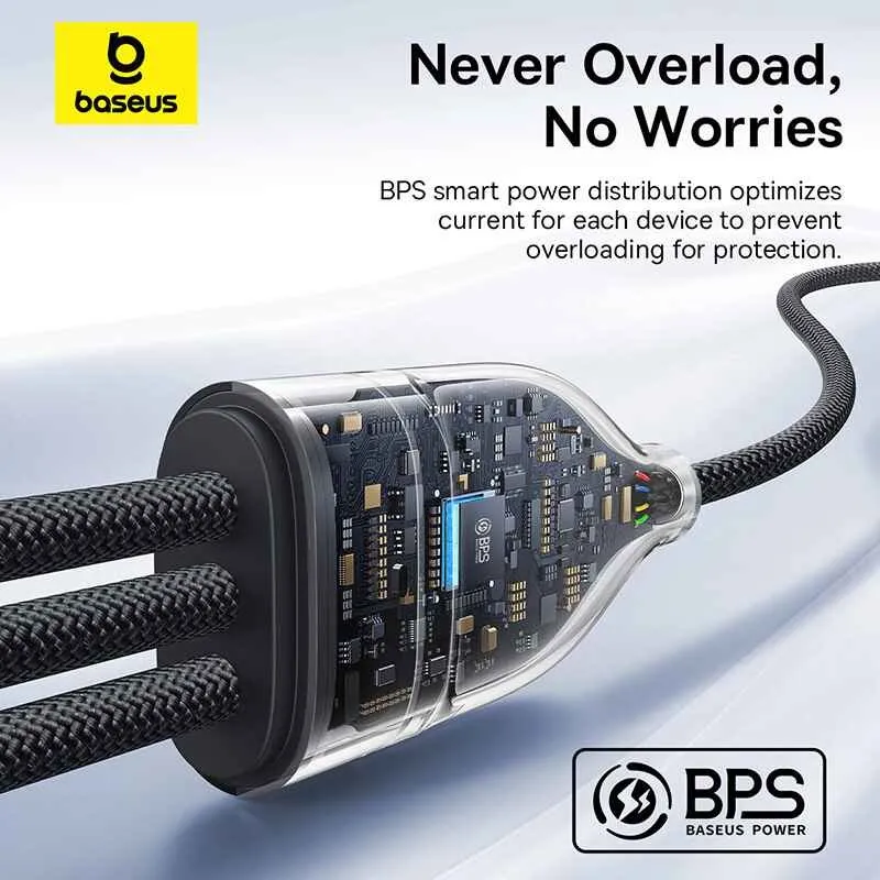 0Baseus Flash Series 3 One-for-three Fast Charging15 Baseus Flash Series 3 One-for-three Fast Charging