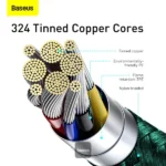 Baseus LED Display Fast Charging Data Cable 100W 5A 1M