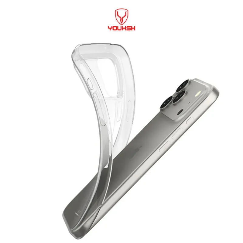 YOUKSH iPhone 17 Pro Transparent Case