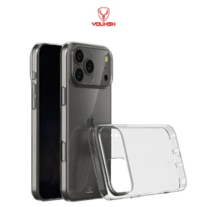 YOUKSH iPhone 17 Pro Transparent Case