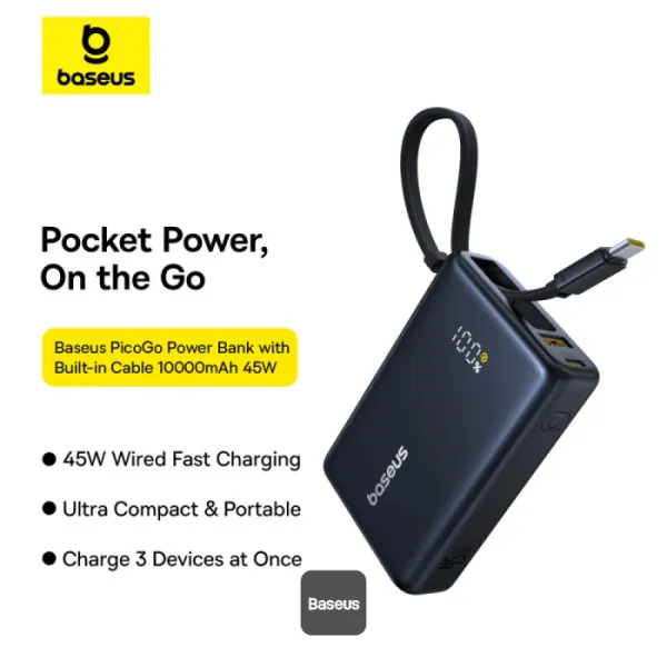 Baseus PicoGo 10000mAh 45W Power Bank