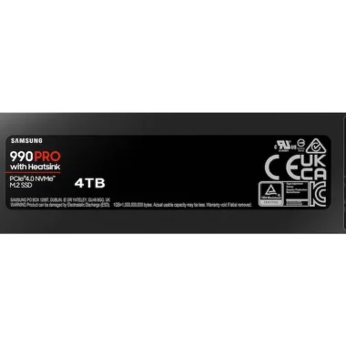 Samsung 990 PRO 4TB | 2TB with Heatsink PCIe 4.0 NVMe M.2 SSD