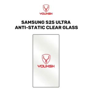 Youksh Samsung Galaxy S25 Ultra Anti Static Clear Glass Protector