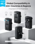 Anker Nano Travel Adapter (5-in-1, 20W, 1-Pack) in Pakistan | Fonepro.pk