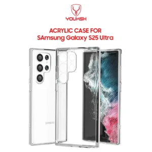 YOUKSH Acrylic Case for Samsung Galaxy S25 Ultra Clear Shockproof Protection Price in Pakistan | FonePro
