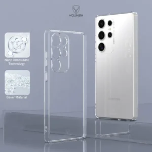 YOUKSH Transparent Case for Samsung Galaxy S25 Ultra