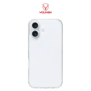 YOUKSH iPhone 17 Acrylic Clear Case