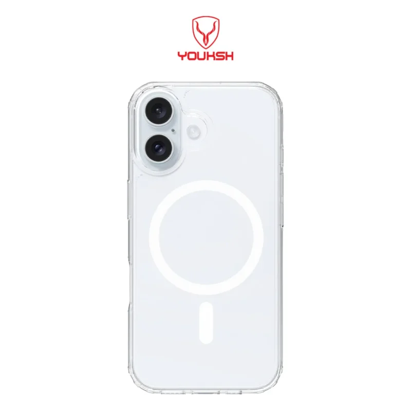 Youksh MagSafe Transparent Case for iPhone 17