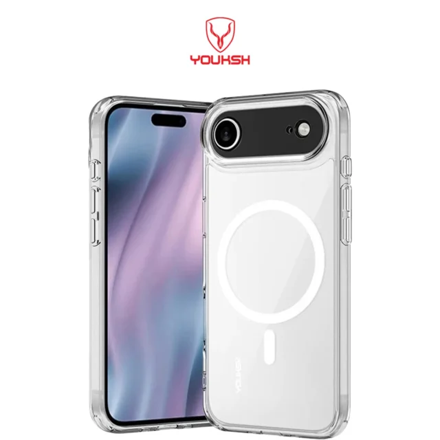 Youksh MagSafe Transparent Case for iPhone 17 Air