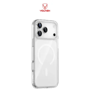 Youksh MagSafe Transparent Case for iPhone 17 Pro