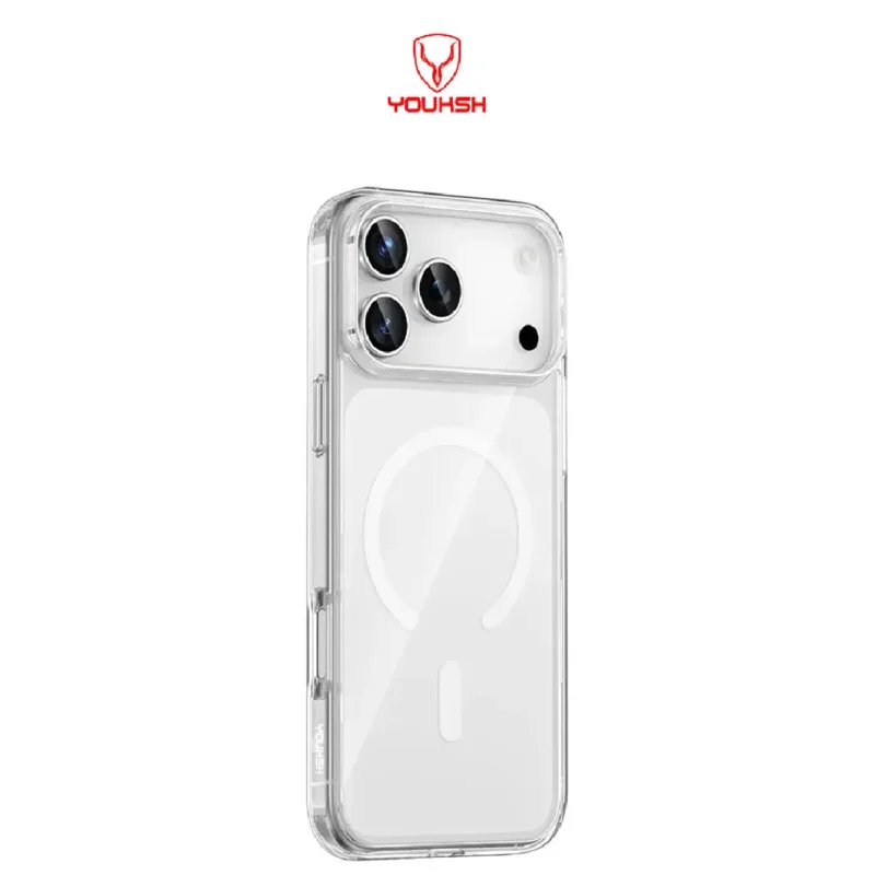 Youksh MagSafe Transparent Case for iPhone 17 Pro