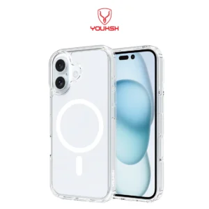 Youksh MagSafe Transparent Case for iPhone 17