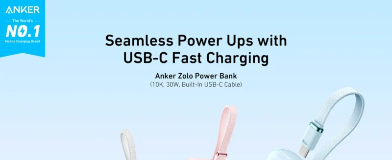 Anker Zolo Power Bank 10K 30W