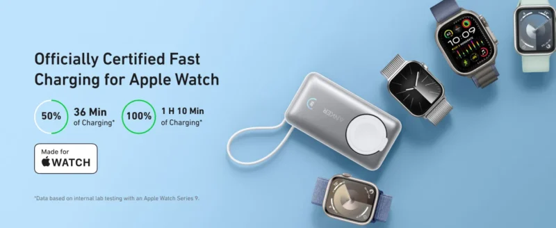 Anker MagGo Power Bank 10K 35W For Apple Watch