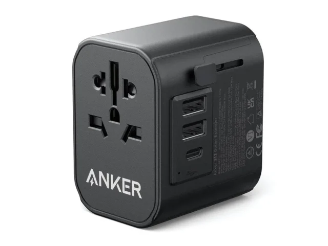 Anker 312 PowerExtend 30W, Wall Charger with Travel Plug Black