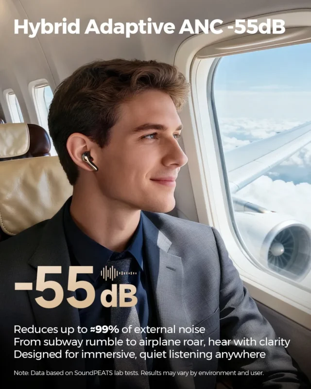 Soundpeats Air5 pro Plus ANC Earbuds