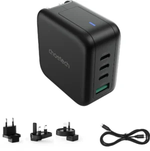 Choetech PD6055 70W Gan USB-C and USB-A Travel Charger