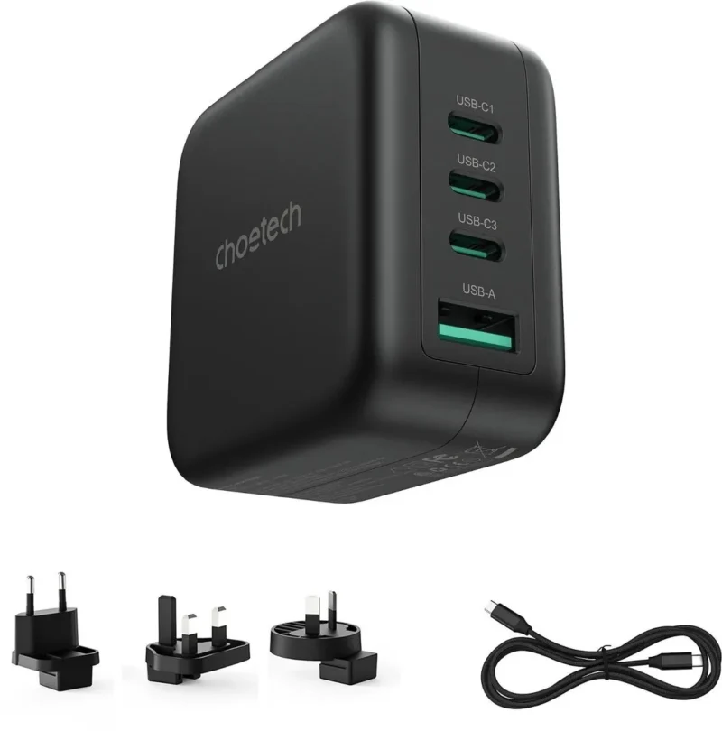 Choetech PD6055 70W Gan USB-C and USB-A Travel Charger Choetech PD6055 70W Gan USB-C and USB-A Travel Charger