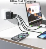 Choetech PD6055 70W Gan USB-C and USB-A Travel Charger Choetech PD6055 70W Gan USB-C and USB-A Travel Charger