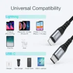 CHOETECH USB C TO LIGHTNING MFI CERTIFIED CABLE IP0039