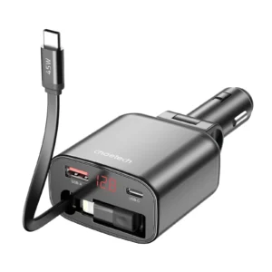 CHOETECH TC0033 105W USB-C+USB-A Fast car charger