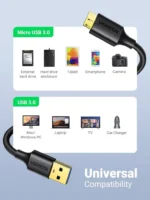 UGREEN 10841 Micro USB 3.0 Cable 1 Meter