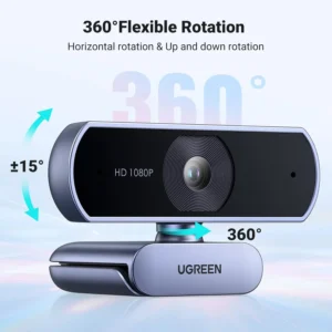 UGREEN 15728 1080P Webcam with Microphone
