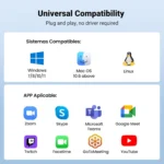 UGREEN 15728 1080P Webcam with Microphone UGREEN 15728 1080P Webcam with Microphone