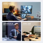 Ugreen 15807 Wireless Bluetooth 5.0 Mouse 2.4G