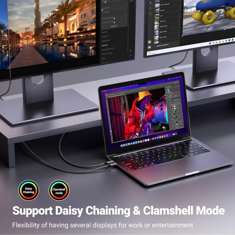 UGREEN 25158 USB C to DisplayPort 1.4 Cable 8K